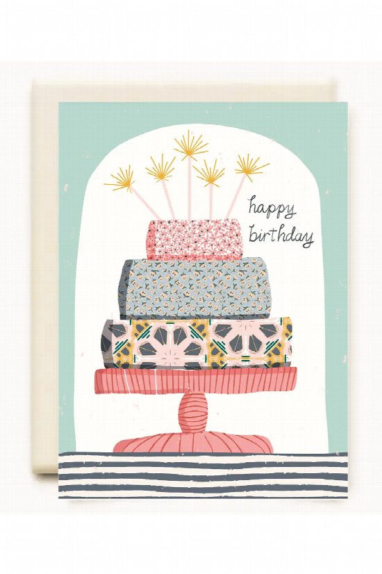 Sparkler Cake Birthday Card 2